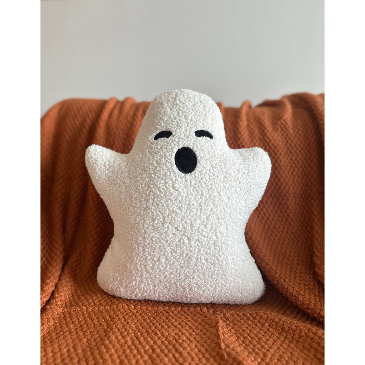 Cozy Ghost Sherpa Pillow