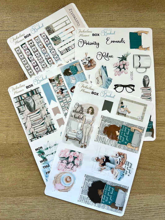 Fully Booked Sticker Kit