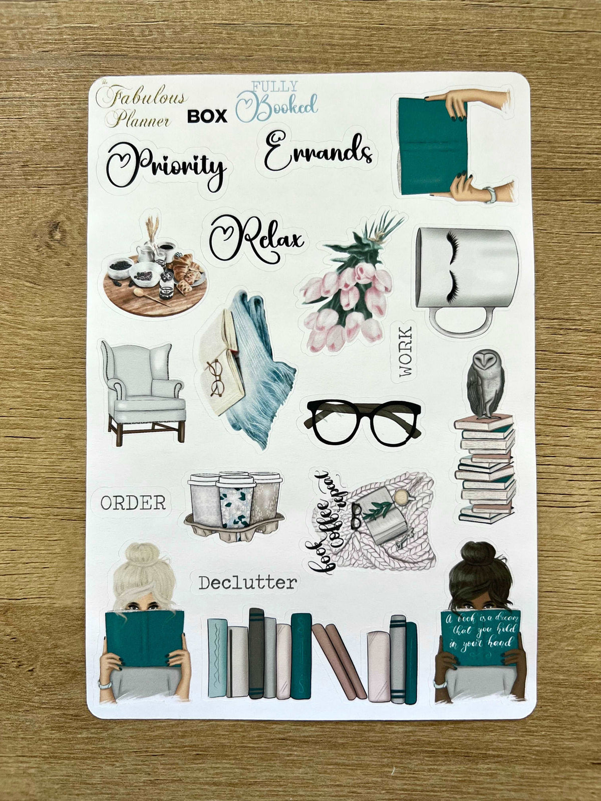 Fully Booked Sticker Kit