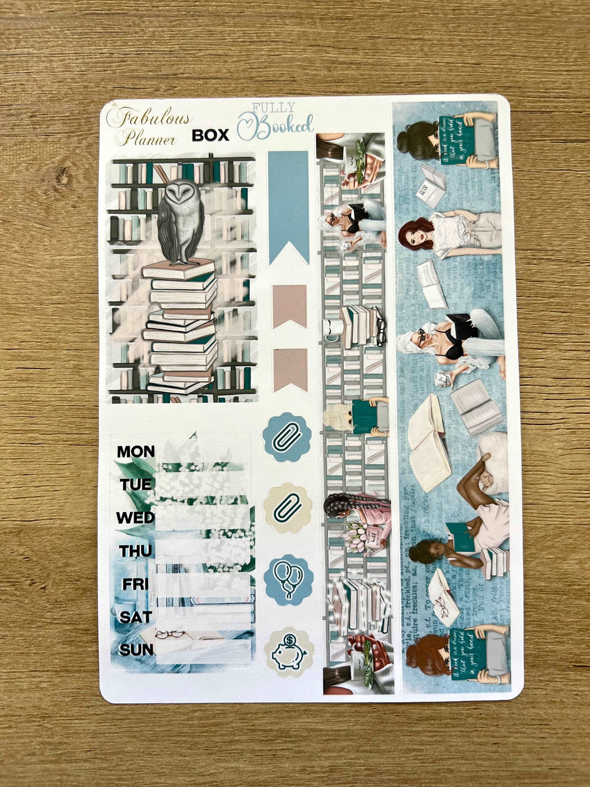 Fully Booked Sticker Kit