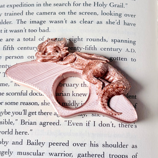 Pink Dragon Thumb Book Holder
