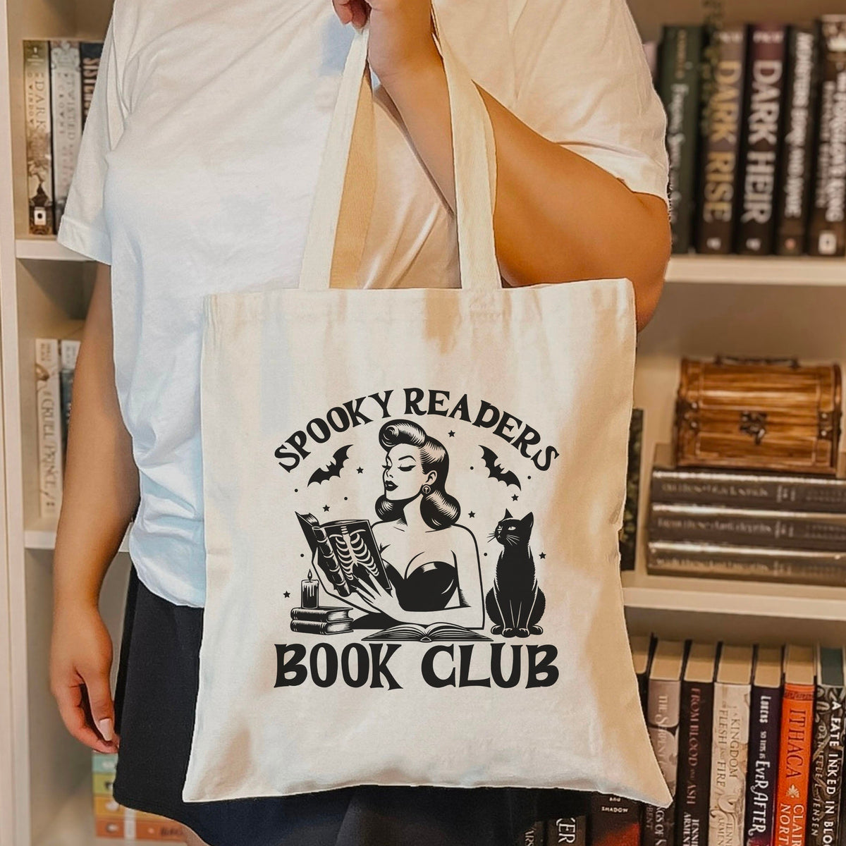 Spooky Readers Book Club Tote
