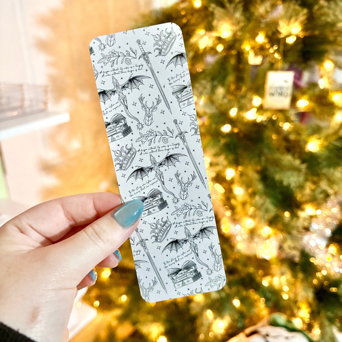 Fourth Wing Inspired Bookmark