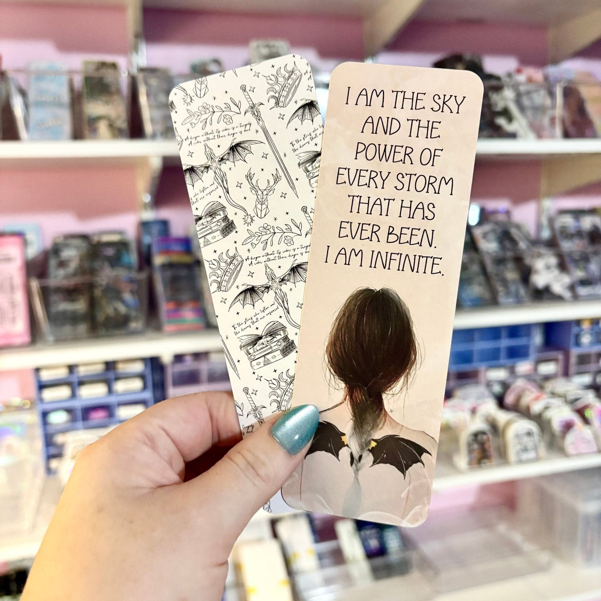 Fourth Wing Inspired Bookmark