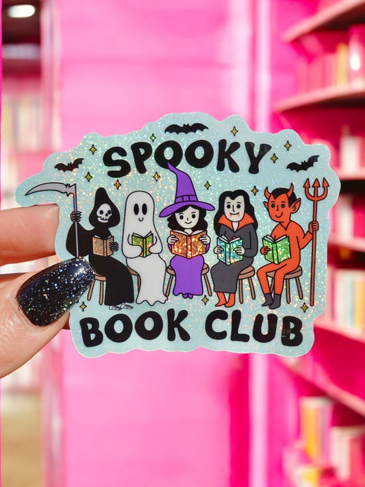 Spooky Book Club Sticker